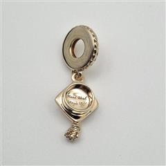 Pandora MET ALE 14K Yellow Gold Plated Graduation Cap Dangle Charm 761892C00